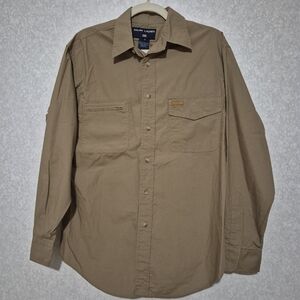 Ralph Lauren Tan Button-Up Shirt